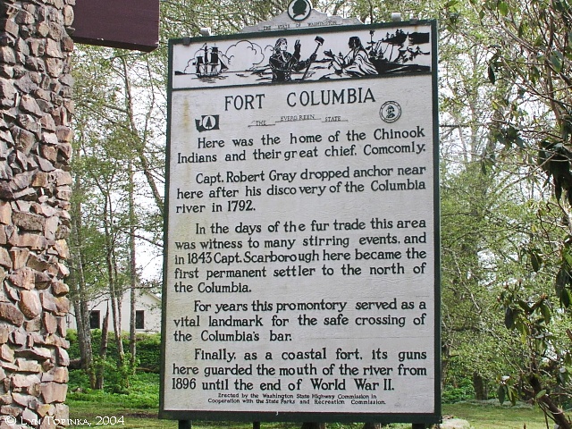 Ft. Columbia History